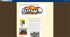Desktop Screenshot of golegafutsalfem.blogspot.com