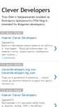 Mobile Screenshot of cleverdevelopers.blogspot.com