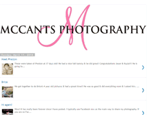 Tablet Screenshot of mccantsphotography.blogspot.com