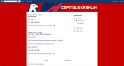 Desktop Screenshot of capitalskremlin.blogspot.com
