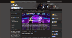 Desktop Screenshot of newsgamemmorp.blogspot.com