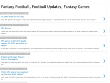 Tablet Screenshot of fantasy-football-sports.blogspot.com