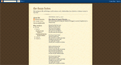 Desktop Screenshot of fuzzybytes.blogspot.com