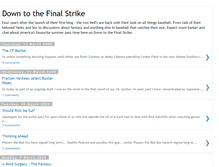 Tablet Screenshot of downtothefinalstrike.blogspot.com