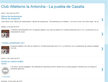 Tablet Screenshot of clubatletismolaantorcha.blogspot.com