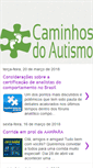 Mobile Screenshot of caminhosdoautismo.blogspot.com