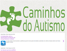 Tablet Screenshot of caminhosdoautismo.blogspot.com