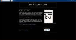 Desktop Screenshot of gallantarts.blogspot.com