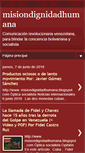Mobile Screenshot of misiondignidadhumana.blogspot.com