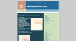 Desktop Screenshot of online-reference-desk.blogspot.com