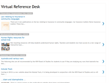Tablet Screenshot of online-reference-desk.blogspot.com