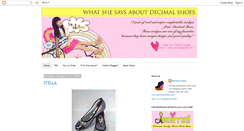 Desktop Screenshot of decimalshoes.blogspot.com