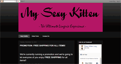 Desktop Screenshot of mysexykitten.blogspot.com