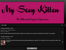 Tablet Screenshot of mysexykitten.blogspot.com