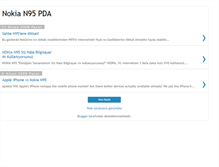 Tablet Screenshot of nokia-n95-pda.blogspot.com