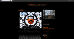 Desktop Screenshot of homesweetprinceton.blogspot.com