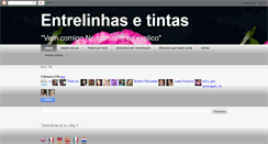 Desktop Screenshot of entrelinhas-e-tintas.blogspot.com