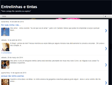 Tablet Screenshot of entrelinhas-e-tintas.blogspot.com