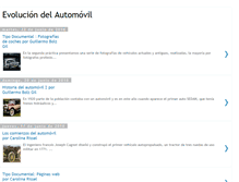 Tablet Screenshot of evoluciondelautomovildocumentacion.blogspot.com