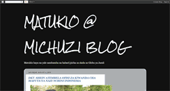 Desktop Screenshot of michuzi-matukio.blogspot.com