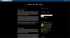 Desktop Screenshot of dogsofmylife.blogspot.com