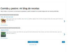 Tablet Screenshot of comidaypostre.blogspot.com