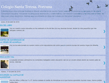 Tablet Screenshot of colegiosantateresaporcuna.blogspot.com