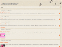 Tablet Screenshot of misssundaysblog.blogspot.com