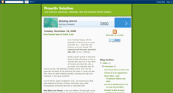 Desktop Screenshot of proactivsolutions.blogspot.com