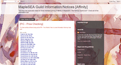 Desktop Screenshot of guildaffinity.blogspot.com
