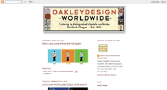 Desktop Screenshot of oakleydesign.blogspot.com