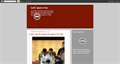 Desktop Screenshot of cofcsportsfan.blogspot.com