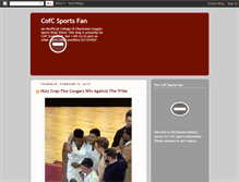 Tablet Screenshot of cofcsportsfan.blogspot.com