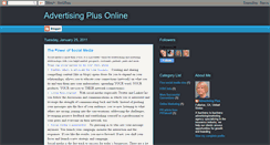 Desktop Screenshot of advertisingplusonline.blogspot.com