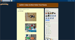 Desktop Screenshot of mattiesbabybrothersisterfromrussia.blogspot.com