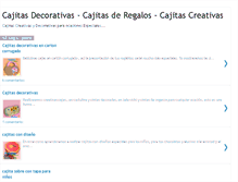 Tablet Screenshot of cajitascreativas.blogspot.com