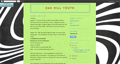 Desktop Screenshot of oakhillyouth.blogspot.com