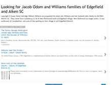 Tablet Screenshot of edgefield-williams-family.blogspot.com