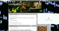Desktop Screenshot of lasercannons.blogspot.com