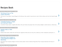 Tablet Screenshot of books-recipes.blogspot.com