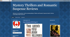 Desktop Screenshot of mysterythrillerandromanticsusreviews.blogspot.com