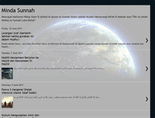 Tablet Screenshot of mindasunnah-adamshah.blogspot.com