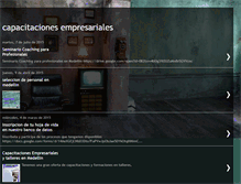 Tablet Screenshot of capacitacionesonline.blogspot.com