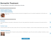 Tablet Screenshot of dermatitis-treatment.blogspot.com