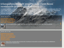 Tablet Screenshot of europarlamenttivaalit-2009.blogspot.com