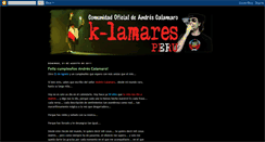 Desktop Screenshot of k-lamaresperu.blogspot.com