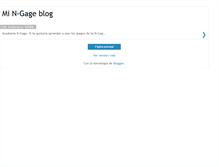 Tablet Screenshot of mi-ngage.blogspot.com