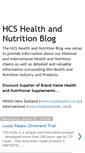 Mobile Screenshot of hcs-health-and-nutrition.blogspot.com