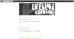 Desktop Screenshot of lifebloodclothing.blogspot.com