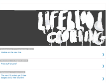 Tablet Screenshot of lifebloodclothing.blogspot.com